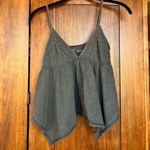 Aerie Grey Babydoll Tank